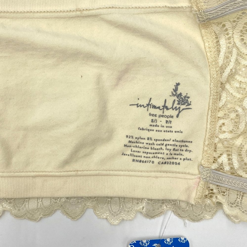 NWT FREE PEOPLE Seamless and Lace Bandeau #KK2 - Picture 4 of 6